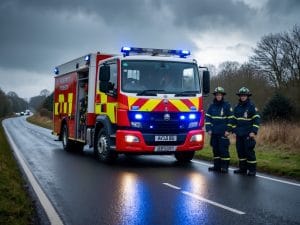 Car Fire on the A21 in Pembury Extinguished by Kent Fire and Rescue Service