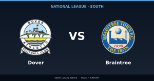 Dover Athletic 3-3 Braintree: National League - South match report