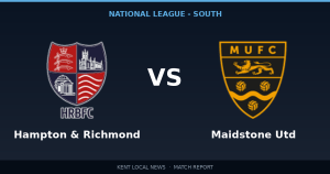 Maidstone United 1-4 Hampton & Richmond: National League - South match report