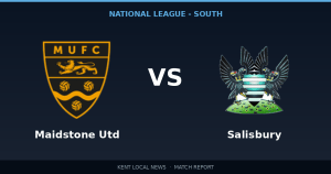 Maidstone United 2-1 Salisbury: National League - South match report