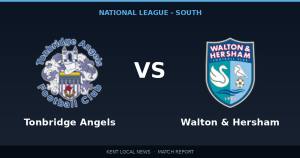 Tonbridge Angels 5-1 Walton & Hersham: National League - South match report