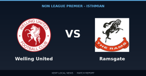 Welling United 1-0 Ramsgate: Non League Premier - Isthmian match report