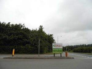 The entrance to Hermitage Quarry at Barming, near Maidstone