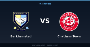 Chatham Town 1-3 Berkhamsted: FA Trophy match report