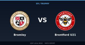 Bromley 0-1 Brentford U21: EFL Trophy match report