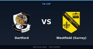 Dartford 2-0 Westfield (Surrey): FA Cup match report