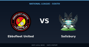 Ebbsfleet United 1-1 Salisbury: National League - South match report