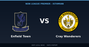 Cray Wanderers 2-3 Enfield Town: Non League Premier - Isthmian match report