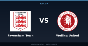 Welling United 1-1 Faversham Town: FA Cup match report