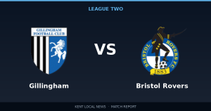 Gillingham 3-0 Bristol Rovers: League Two match report