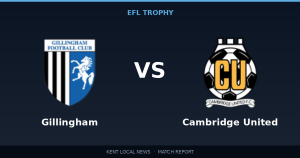 Preview: Gillingham vs Cambridge United — EFL Trophy, Group South - 7