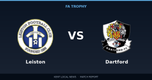 Dartford 3-0 Leiston: FA Trophy match report