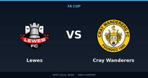 Cray Wanderers 2-2 Lewes: FA Cup match report