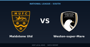 Maidstone United 1-0 Weston-super-Mare: National League - South match report