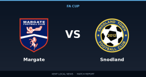 Margate 1-3 Snodland: FA Cup match report