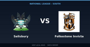 Folkestone Invicta 0-2 Salisbury: National League - South match report