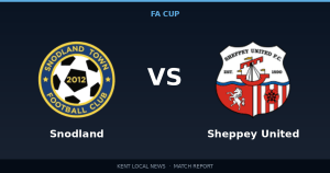 Sheppey United 1-0 Snodland: FA Cup match report