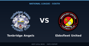 Ebbsfleet United 2-1 Tonbridge Angels: National League - South match report