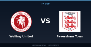 Welling United 2-1 Faversham Town: FA Cup match report