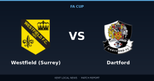 Dartford 1-1 Westfield (Surrey): FA Cup match report