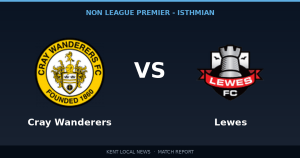 Preview: Cray Wanderers vs Lewes — Non League Premier - Isthmian, Regular Season - 12