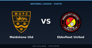 Kent derby: Maidstone Utd vs Ebbsfleet United — National League - South, National League South - 14