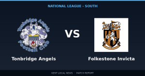 Kent derby: Tonbridge Angels vs Folkestone Invicta — National League - South, National League South - 14