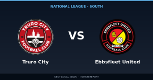 Ebbsfleet United 0-3 Truro City: National League - South match report
