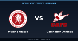 Welling United 4-0 Carshalton Athletic: Non League Premier - Isthmian match report