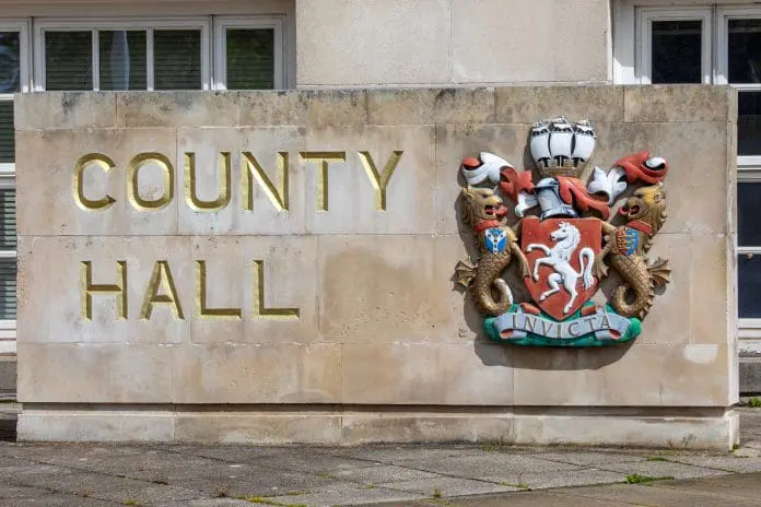 Kent,,Uk,-,July,13th,2024:,Sign,Outside,County,Hall,