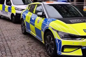 Police electric vehicle fleet