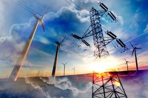 British electricity pylon against stormy sky - Kent Local News investigation into UK energy prices