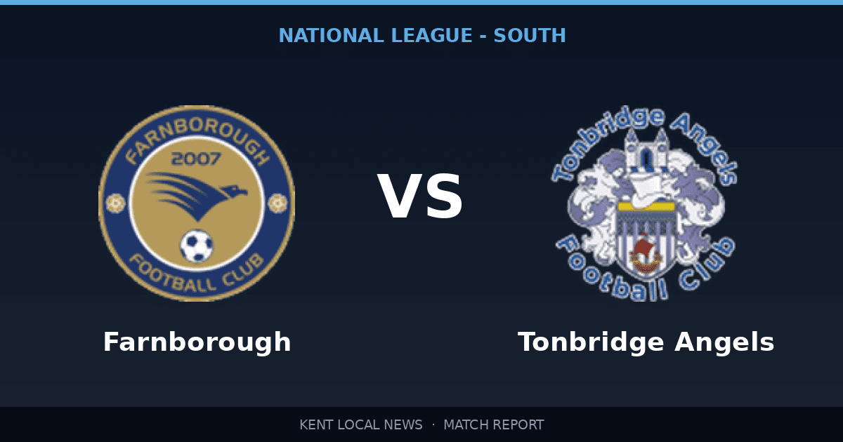 Tonbridge Angels 1-6 Farnborough: National League - South match report