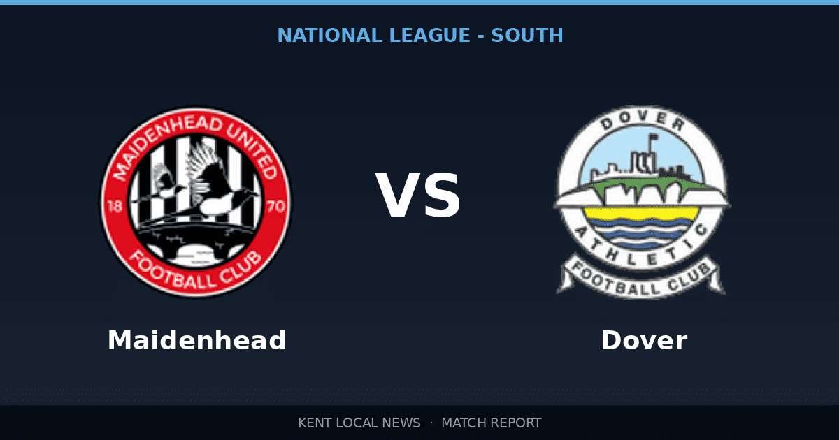 Dover Athletic 1-0 Maidenhead: National League - South match report